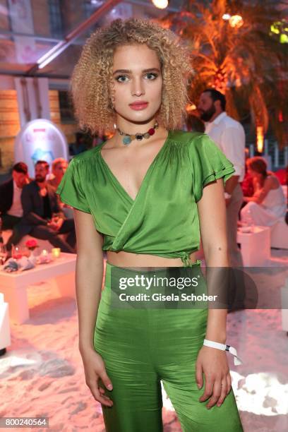 Chiara Moon Horst, daughter of Anouschka Renzi and Jochen Horst during the Raffaello Summer Day 2017 to celebrate the 27th anniversary of Raffaello,...