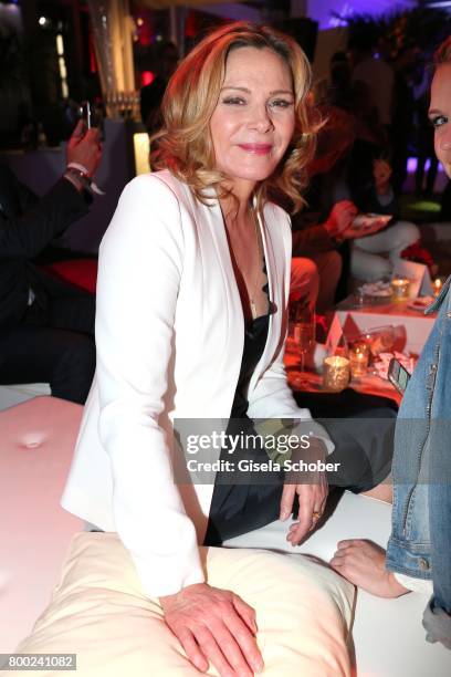 Kim Cattrall during the Raffaello Summer Day 2017 to celebrate the 27th anniversary of Raffaello, at 'Koenigliche Porzellan Manufaktur' Berlin on...