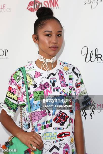 Model/actress Christina Cooper at MC Lyte Honors Remy Ma & Wale During the 5th Year Anniversary Celebration of Hip Hop Sisters Foundation at Wilshire...