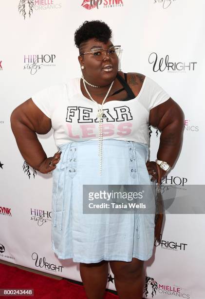 Rapper Mz 007 at MC Lyte Honors Remy Ma & Wale During the 5th Year Anniversary Celebration of Hip Hop Sisters Foundation at Wilshire Lofts on June...