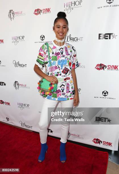 Model/actress Christina Cooper at MC Lyte Honors Remy Ma & Wale During the 5th Year Anniversary Celebration of Hip Hop Sisters Foundation at Wilshire...