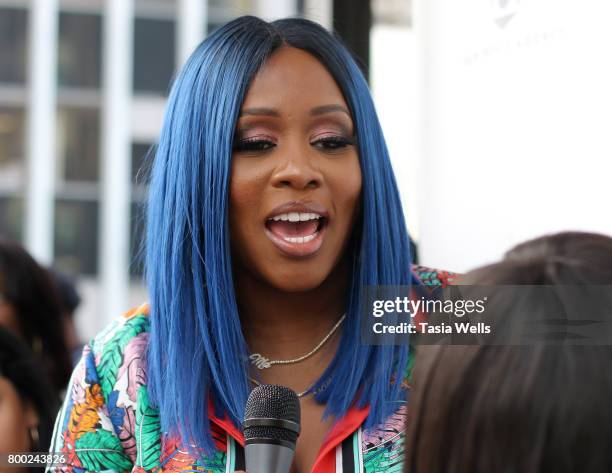 Rapper Remy Ma at MC Lyte Honors Remy Ma & Wale During the 5th Year Anniversary Celebration of Hip Hop Sisters Foundation at Wilshire Lofts on June...