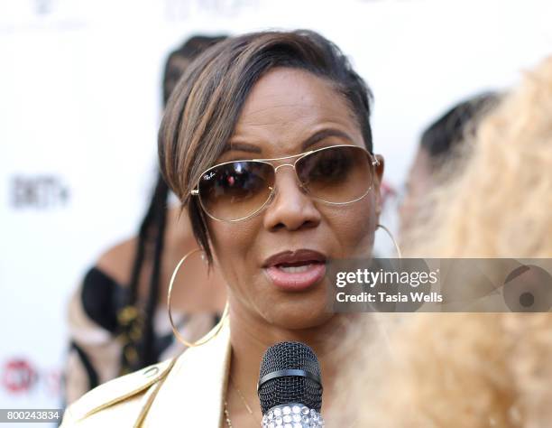 Rapper MC Lyte at MC Lyte Honors Remy Ma & Wale During the 5th Year Anniversary Celebration of Hip Hop Sisters Foundation at Wilshire Lofts on June...