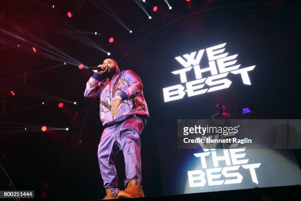 Khaled performs onstage at night two of the STAPLES Center Concert, presented by Coca-Cola, during the 2017 BET Experience at LA Live on June 23,...