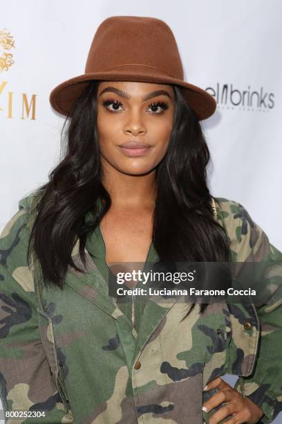 Mehgan James attends Yekim X Brinks, a day party and fashion experience at Penthouse Nightclub & Dayclub on June 23, 2017 in West Hollywood,...