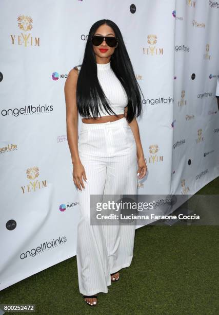 Tori Hughes attends Yekim X Brinks, a day party and fashion experience at Penthouse Nightclub & Dayclub on June 23, 2017 in West Hollywood,...