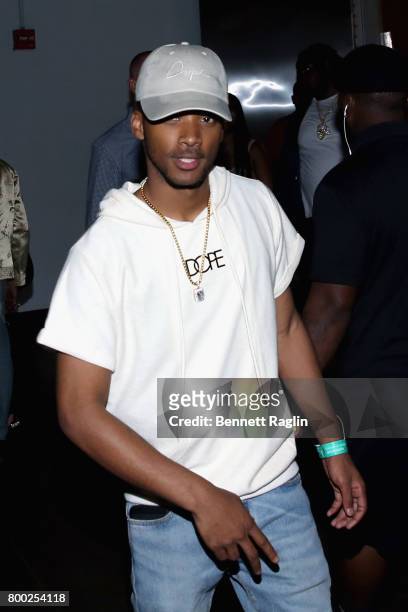 Algee Smith at night two of the STAPLES Center Concert, presented by Coca-Cola, during the 2017 BET Experience at LA Live on June 23, 2017 in Los...
