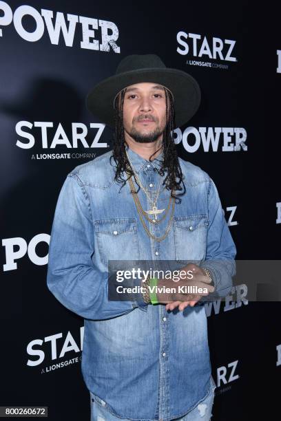 Bizzy Bone attends STARZ "Power" Season 4 L.A. Screening And Party at The London West Hollywood on June 23, 2017 in West Hollywood, California.