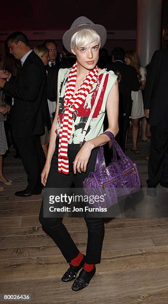 Agyness Deyn attends the Westfield London & British Fashion Council Fashion Forward Party at the Haymarket Hotel in London, Great Britain on July 17,...