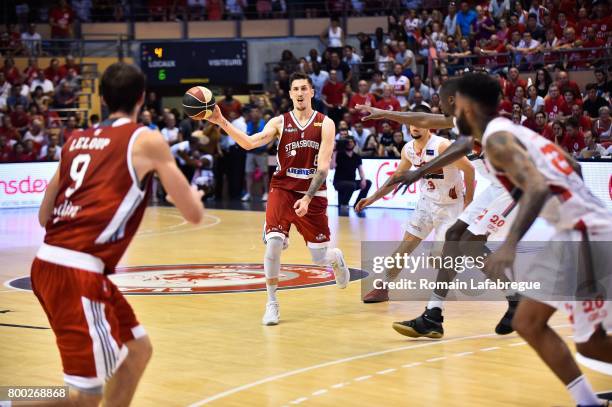 Paul Lacombe of Strasbourg during the Playoffs Pro A Final match between Chalon sur Saone and Strasbourg, Game 5, on June 23, 2017 in...