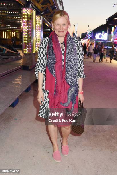 Anna Sherbinina attends La Fete des Tuileries on June 23, 2017 in Paris, France.