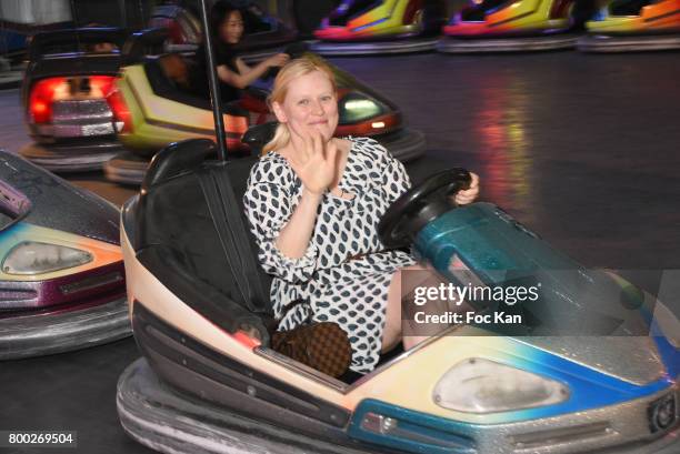 Anna Sherbinina attends La Fete des Tuileries on June 23, 2017 in Paris, France.