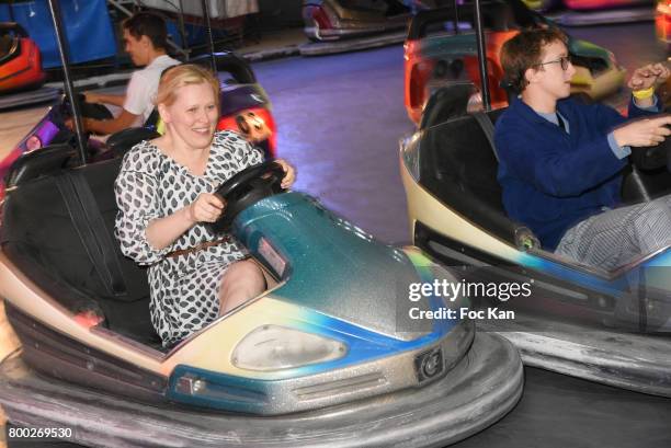 Anna Sherbinina attends La Fete des Tuileries on June 23, 2017 in Paris, France.