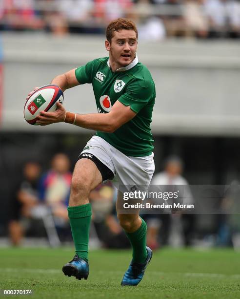 Tokyo , Japan - 24 June 2017; Paddy Jackson of Ireland during the international rugby match between Japan and Ireland in the Ajinomoto Stadium in...