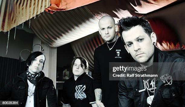 PImage LOS ANGELES: Band Good Charlotte poses for a portrait shoot in Los Angeles for Alternative Press Magaizine in 2007. Band Members are Joel...