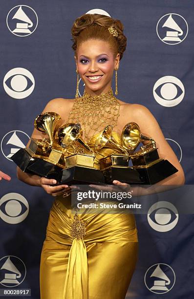 Beyonce, winner of 5 Grammy Awards