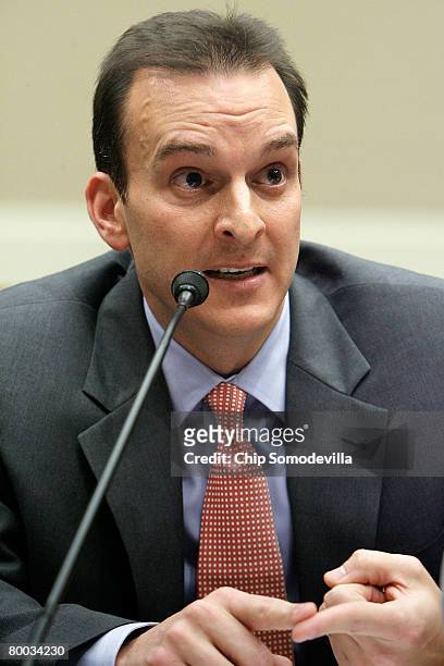 United States Anti-Doping Agency Chief Executive Officer Travis Tygart testifies before the House Subcommittee on Commerce, Trade and Consumer...