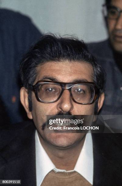 Portrait de Mohammed Daoud Odeh, alias 'Abou Daoud', membre de l'OLP, le 12 janvier 1981, à Alger, Algérie.