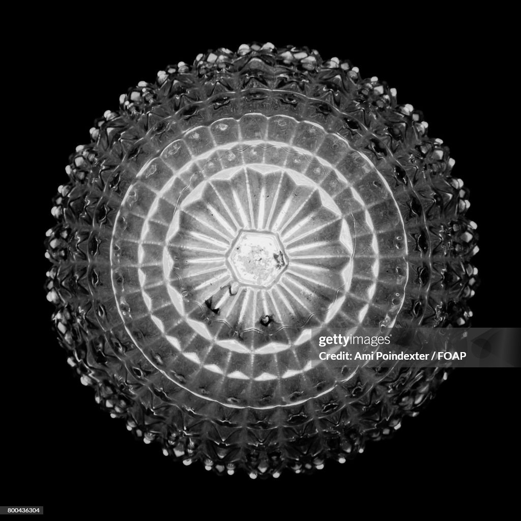 Low angle view of chandelier