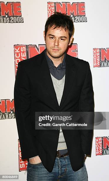 Actor Danny Dyer arrives at the Shockwaves NME Awards 2008 at the O2 Arena on February 28, 2008 in London, England.