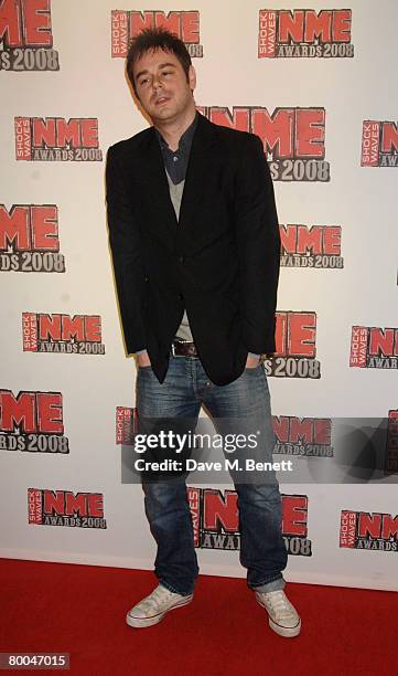 Danny Dyer arrives at the Shockwaves NME Awards 2008, at the 02 Arena on February 28, 2008 in London, England.