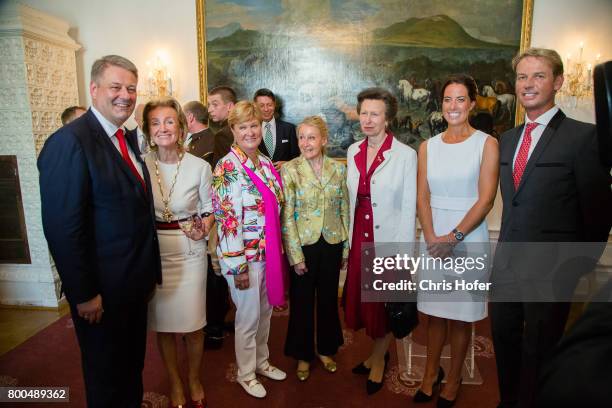 Minister of agriculture Andrae Rupprechter, Elisabeth Guertler, Elisabeth 'Sissy' Max-Theurer, Christine Stueckelberger, HRH Princess Anne, Charlotte...