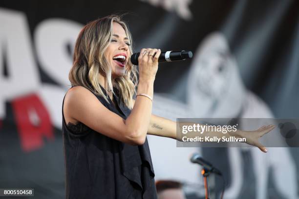 Singer and actress Jana Kramer performs in concert at the Sonoma-Marin Fair on June 22, 2017 in Petaluma, California.