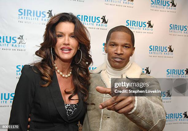 Janice Dickinson and Jamie Foxx