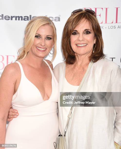 Founder Courtenay Hall and actress Linda Gray attend the BELLA Los Angeles Summer Issue Cover Launch Party at Sofitel Los Angeles At Beverly Hills on...