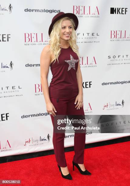 Singer Grace Valerie attends the BELLA Magazine Los Angeles summer Issue launch party at the Sofitel Los Angeles At Beverly Hills on June 23, 2017 in...