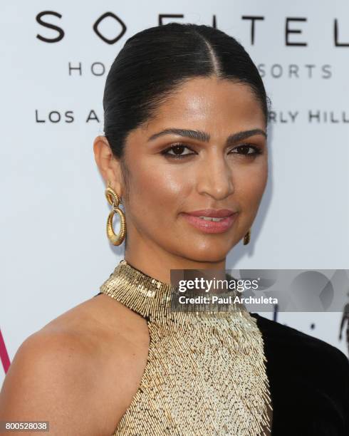 Fashion Model Camila Alves attends the BELLA Magazine Los Angeles summer Issue launch party at the Sofitel Los Angeles At Beverly Hills on June 23,...