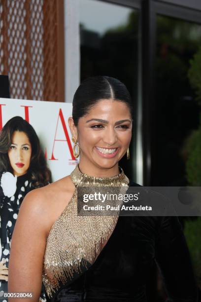 Fashion Model Camila Alves attends the BELLA Magazine Los Angeles summer Issue launch party at the Sofitel Los Angeles At Beverly Hills on June 23,...