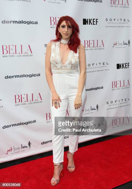 Singer Gigi Rich attends the BELLA Magazine Los Angeles summer Issue launch party at the Sofitel Los Angeles At Beverly Hills on June 23, 2017 in Los...