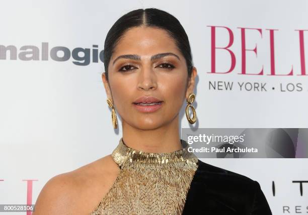 Fashion Model Camila Alves attends the BELLA Magazine Los Angeles summer Issue launch party at the Sofitel Los Angeles At Beverly Hills on June 23,...