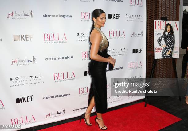 Fashion Model Camila Alves attends the BELLA Magazine Los Angeles summer Issue launch party at the Sofitel Los Angeles At Beverly Hills on June 23,...