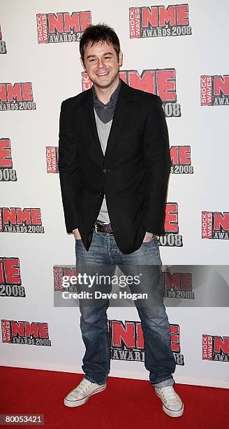 Danny Dyer arrives at the Shockwaves NME Awards 2008 at IndigO2 on February 28, 2008 in London, England.