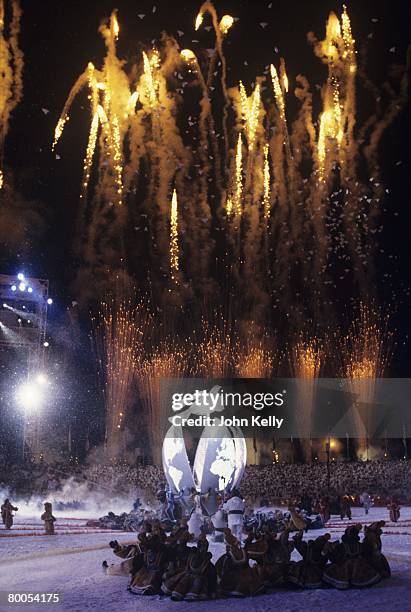 1994 Winter Olympics Opening Ceremony Photos and Premium High Res