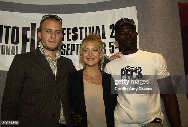 Heath Ledger, Kate Hudson & Djimon Hounsou