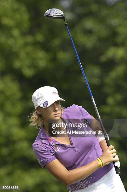 Nicole Perrot during the second round of the LPGA Michelob ULTRA Open at Kingsmill at Kingsmill Resort and Spa in Williamsburg, Virginia on May 11,...