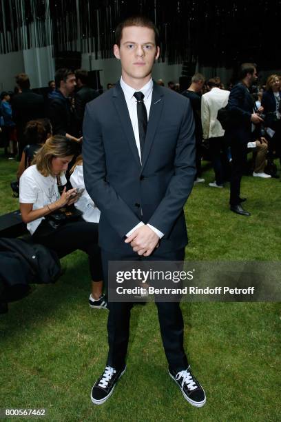 Actor Lucas Hedges attends the Dior Homme Menswear Spring/Summer 2018 show as part of Paris Fashion Week on June 24, 2017 in Paris, France.