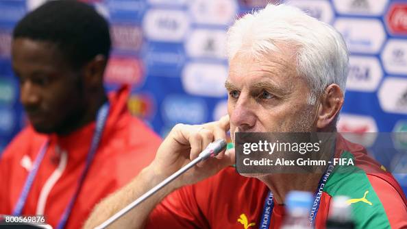 Cameroon Training & Press Conference - FIFA Confederations Cup Russia 2017 Cameroon Training & Press Conference - FIFA Confederations Cup Russia 2017