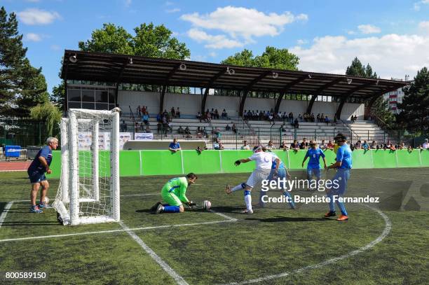 General view during the football 5-a-side match between France and Italy on June 24, 2017 in Noisy le Sec, France.