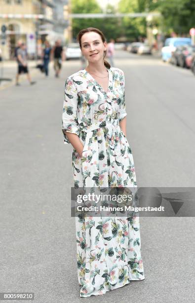 Actress Jana Klinge attends the 'Fuehlen Sie sich manchmal ausgebrannt und leer?' Premiere during Munich Film Festival 2017 at Arri Kino on June 24,...