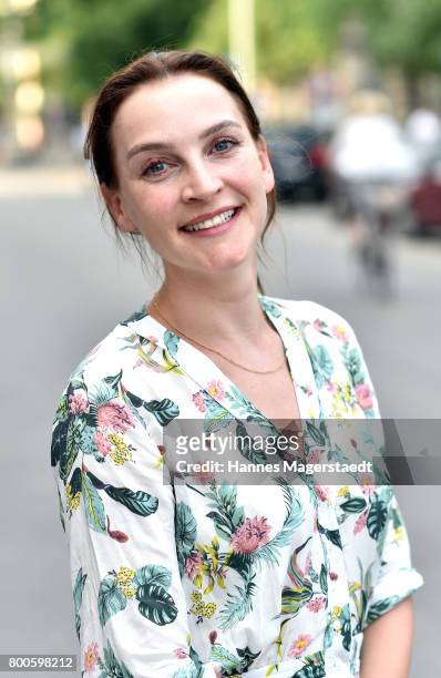 Actress Jana Klinge attends the 'Fuehlen Sie sich manchmal ausgebrannt und leer?' Premiere during Munich Film Festival 2017 at Arri Kino on June 24,...