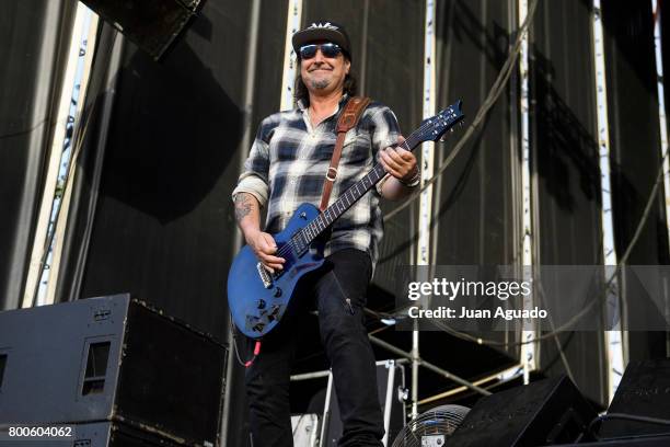 Phil Campbell of Phil Campbell and The Bastard Sons performs on stage at the Download Festival on June 24, 2017 in Madrid, Spain.