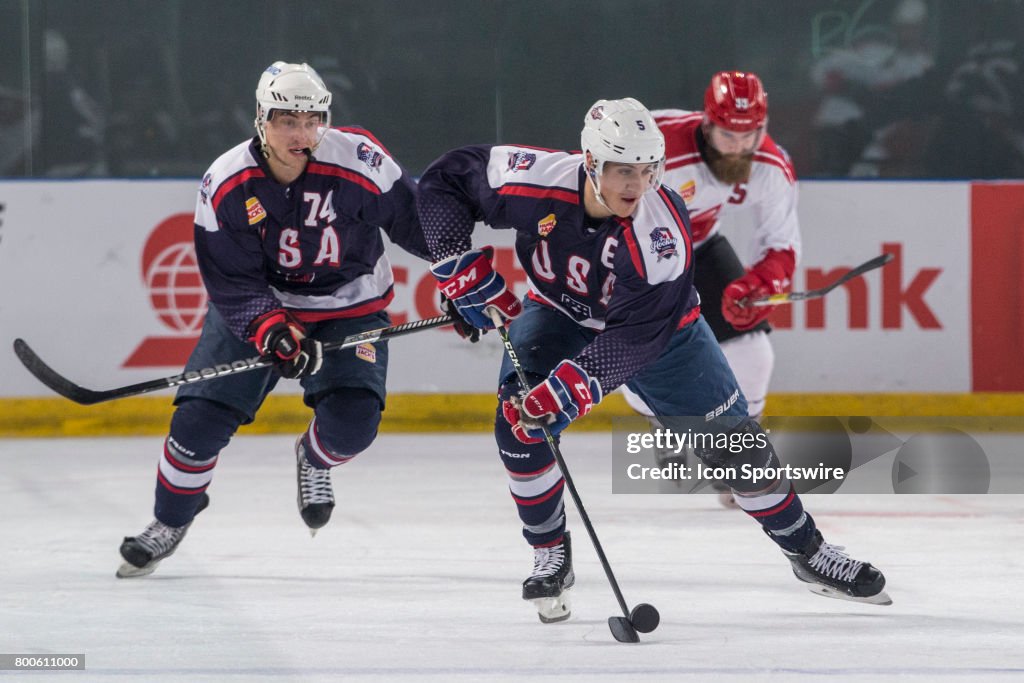 HOCKEY: JUN 24 Ice Hockey Classic - USA v Canada