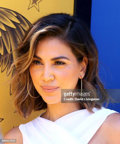 Actress Liz Hernandez attends the premiere of Universal Pictures and Illumination Entertainment's "Despicable Me 3" at The Shrine Auditorium on June...
