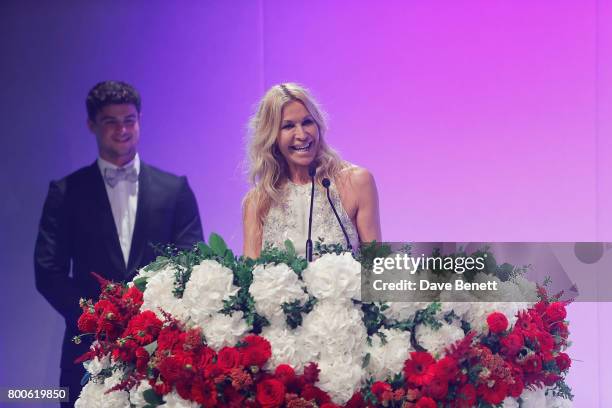 Melissa Odabash attends the Jersey Style Awards 2017 in association with Chopard at The Royal Jersey Showground on June 24, 2017 in Trinity, Jersey.