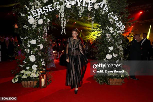 Tallia Storm attends the Jersey Style Awards 2017 in association with Chopard at The Royal Jersey Showground on June 24, 2017 in Trinity, Jersey.