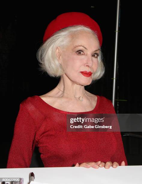 Actress Julie Newmar attends the Amazing Las Vegas Comic Con at the Las Vegas Convention Center on June 24, 2017 in Las Vegas, Nevada.